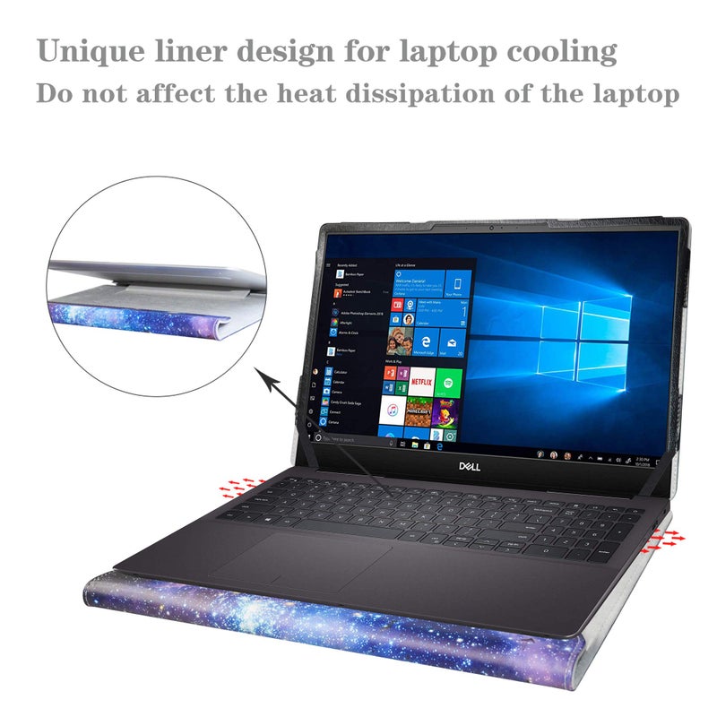 Alapmk Protective Case for Dell Inspiron 15 7590 7591 5590 5598/Latitude 5500 5501 5510 5511 5520/Vostro 15 5590 7590/Precision 3540 3550 3551 3560 15.6"[Not fit inspiron 15 2-in-1 7590],Galaxy - Image 5